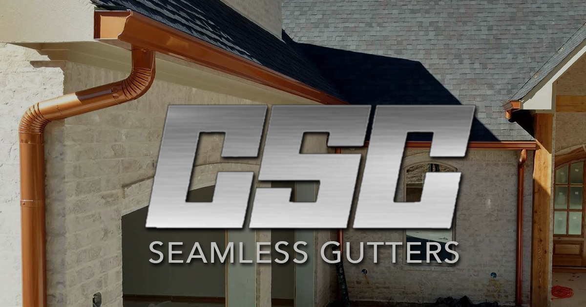 CSC Seamless Gutters in Tyler